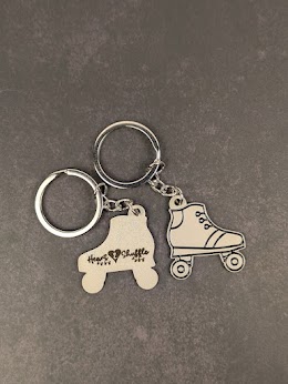 Heart2Shuffle skate keychain